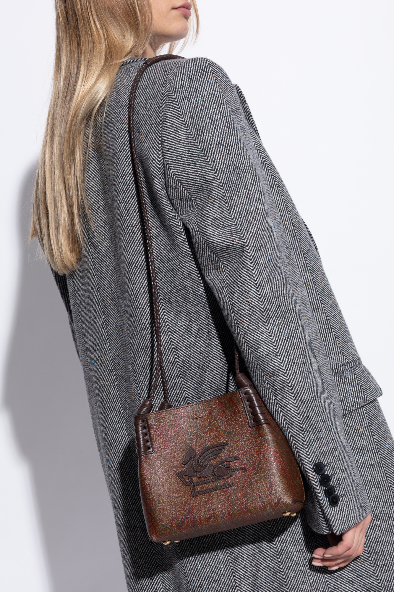 【関送込】ETRO◆LEATHER LIBRA SHOULDER BAG ETRO Libra ショルダーバッグ | ブラウン | FARFETCH JP